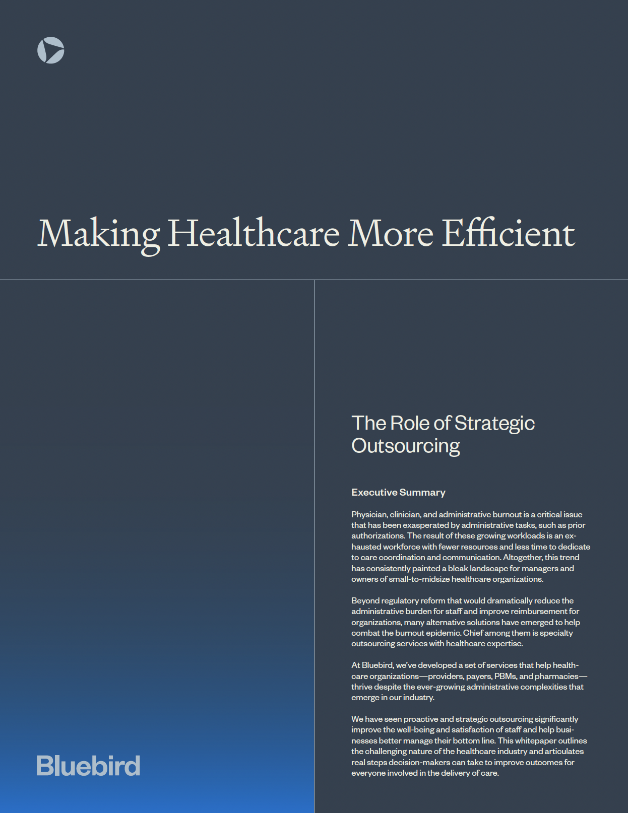 See how experts view today’s staffing and tech challenges in healthcare, and provide a conclusive solution to make healthcare more efficient through strategic outsourcing.